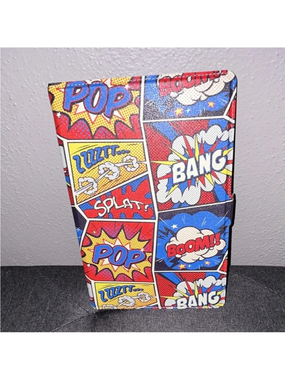 Comic Pop Art Tablet Case - Red, Blue, Yellow